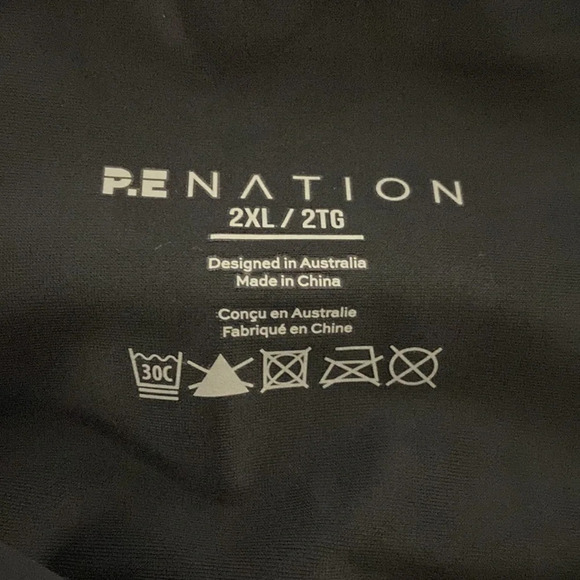 P.E. Nation NWT The Substitute High Rise Colorblock Leggings Plus Size - Picture 10 of 13